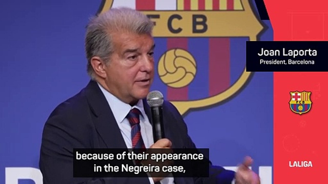 Barcelona's relationship with Real Madrid is 'poor' - Laporta