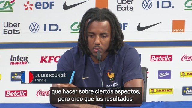 KOUNDÉ habla del MARGEN de MEJORA de la SELECCIÓN FRANCESA