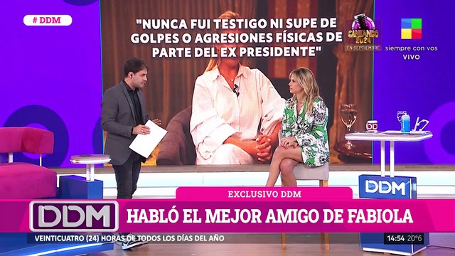 Habló EMANUEL LÓPEZ, mejor amigo de FABIOLA YAÑEZ: No fui testigo de agresiones fisicas
