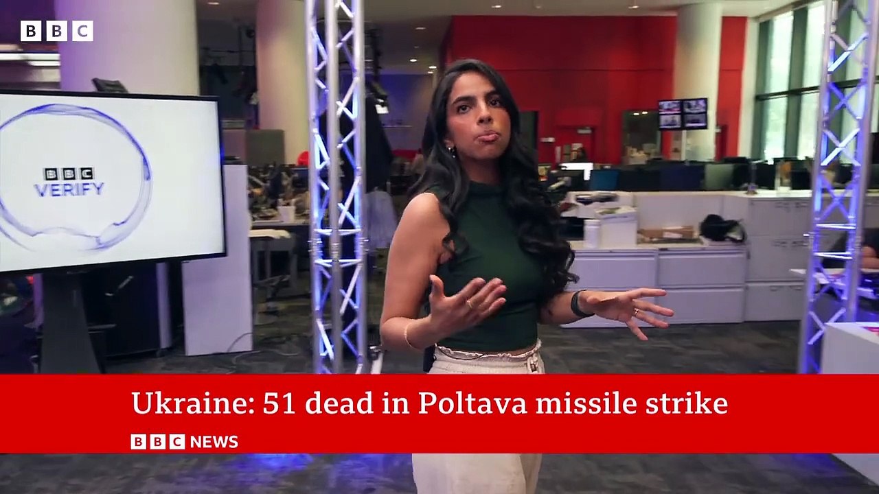 Ukraine death toll rises to more than 50 after Russian missile attack _ BBC News