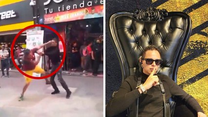 Alex Marín se hace viral por pelea en plena calle del centro de Guadalajara