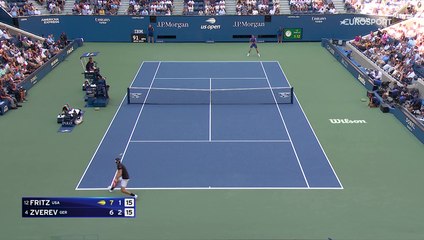Un "banana shot" à la Nadal : Zverev signe le point du jour face à Fritz