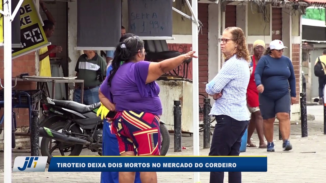 Tiroteio deixa dois mortos no mercado do Cordeiro