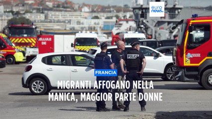 Download Video: Francia: affonda barca con a bordo migranti nella Manica, 10 dei 12 morti sono donne