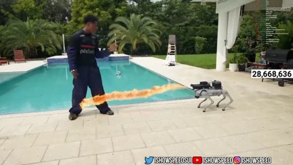 Un streamer desata el caos con un 'Perro Robot' Lanzallamas: ¿Genialidad o Locura?
