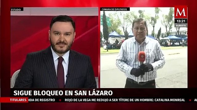 En San Lázaro, el bloqueo en la Cámara de Diputados continúa después de 8 horas