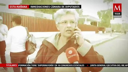 "Se pueden ir a sesionar al infierno": Cámara de Diputados amanece con accesos bloqueados