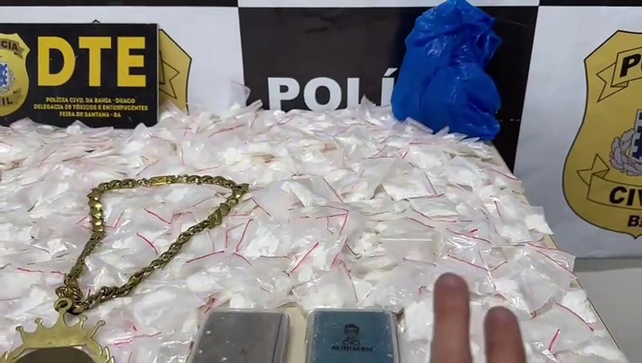 VÍDEO: Traficante conhecido como "Doutor da cocaína " é preso com armas e grande quantidade de drogas na Bahia