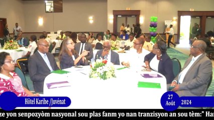Bati Ayiti / Senpozyòm nasyonal sou plas fanm yo nan tranzisyon an (1 Part)
