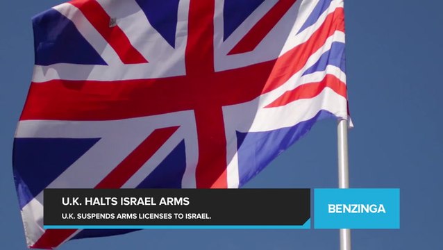 U.K. Suspends 30 Arms Export Licenses to Israel Over Fears They Could Be Used to Violate Humanitarian Law