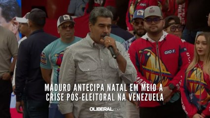 Maduro antecipa Natal em meio a crise pós-eleitoral na Venezuela