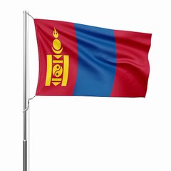 Bendera Mongolia. Mongolia Flag. Flag of Mongolia. Drapeau De Mongolie. Drapeau Mongolie.Drapeau di Mongolie. Drapeau De La Mongolie