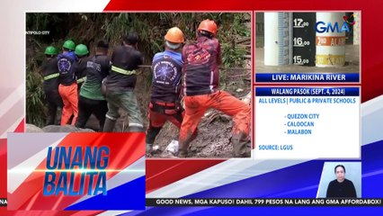 Bahay, tinangay ng rumaragasang tubig; tatlo, patay | Unang Balita