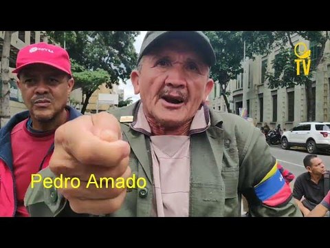 Chávez dejó esos reales depositados : Extrabajadores Petroleros en Protesta