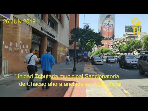 Pero nosotros ganamos en bolívares Anclaje de unidad Tributaria sancionatoria en Chacao