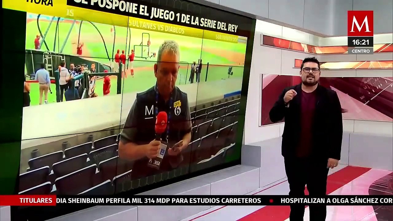 Sultanes vs Diablos Rojos: Juego 1 de la Serie del Rey fue pospuesto