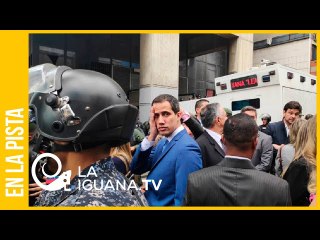 Vea la llegada de Juan Guaidó a la esquina El Chorro en la Av Universidad para sesión de la AN