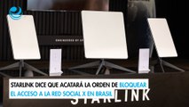 Starlink dice que acatará la orden de bloquear el acceso a la red social X en Brasil