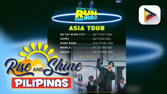 TALK BIZ | Thai stars na sina Gemini Norawit at Fourth Nattawat, babalik sa Pilipinas para sa kanilang Run the World Asia Tour