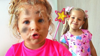 Диана как ЗОЛУШКА - Diana as Cinderella Funny kids story