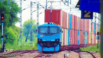 Double Diesel Engine with Double Wagons