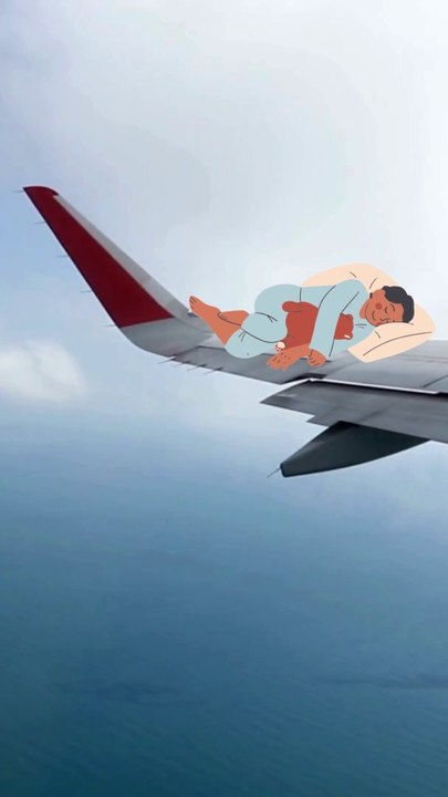 Don't sleep on aeroplane wings I Don't copy on aeroplanes I video editing