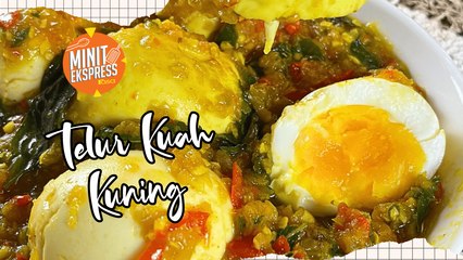 Telur Kuah Kuning, Resipi Mudah Pedas Manja