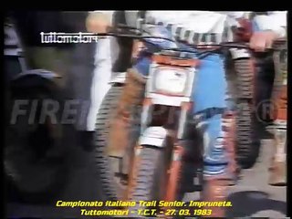 Tuttomotori di Romano Lovari. Campionato italiano di trail Senior Impruneta, 27 03 1983 TCT