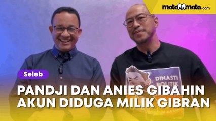 Pandji Pragiwaksono Gibahin Akun Rahasia Diduga Milik Gibran, Reaksi Anies Baswedan Diomongin