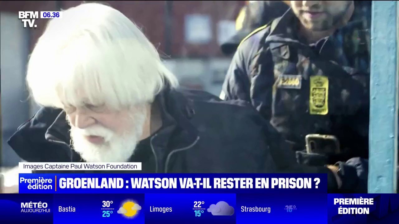 Le défenseur des baleines Paul Watson fixé ce mercredi sur la prolongation de sa détention au Groenland