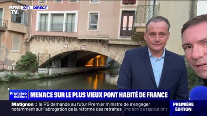 À Narbonne, le plus vieux pont habité de France menacé faute d'entretien