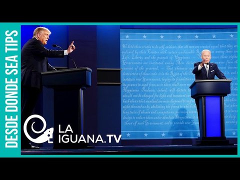 Insultos, despropósitos, groserías y ninguna propuesta política: El debate presidencial en EEUU