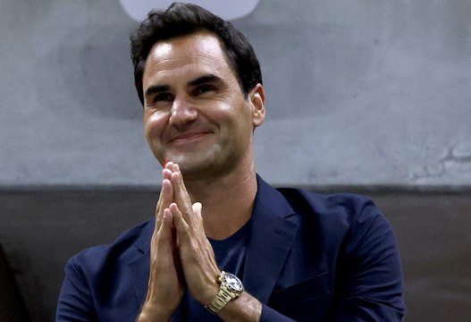 Tennis - US Open 2024 - Roger Federer returned to the US Open on tuesday !