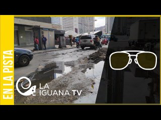 Troneras causan accidentes y daño a vehículos en la Candelaria
