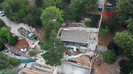 Vaniköy'deki kaçak yapıların yıkımı başladı