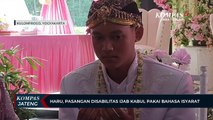 Haru, Pasangan Disabilitas Ijab Kabul Pakai Bahasa Isyarat