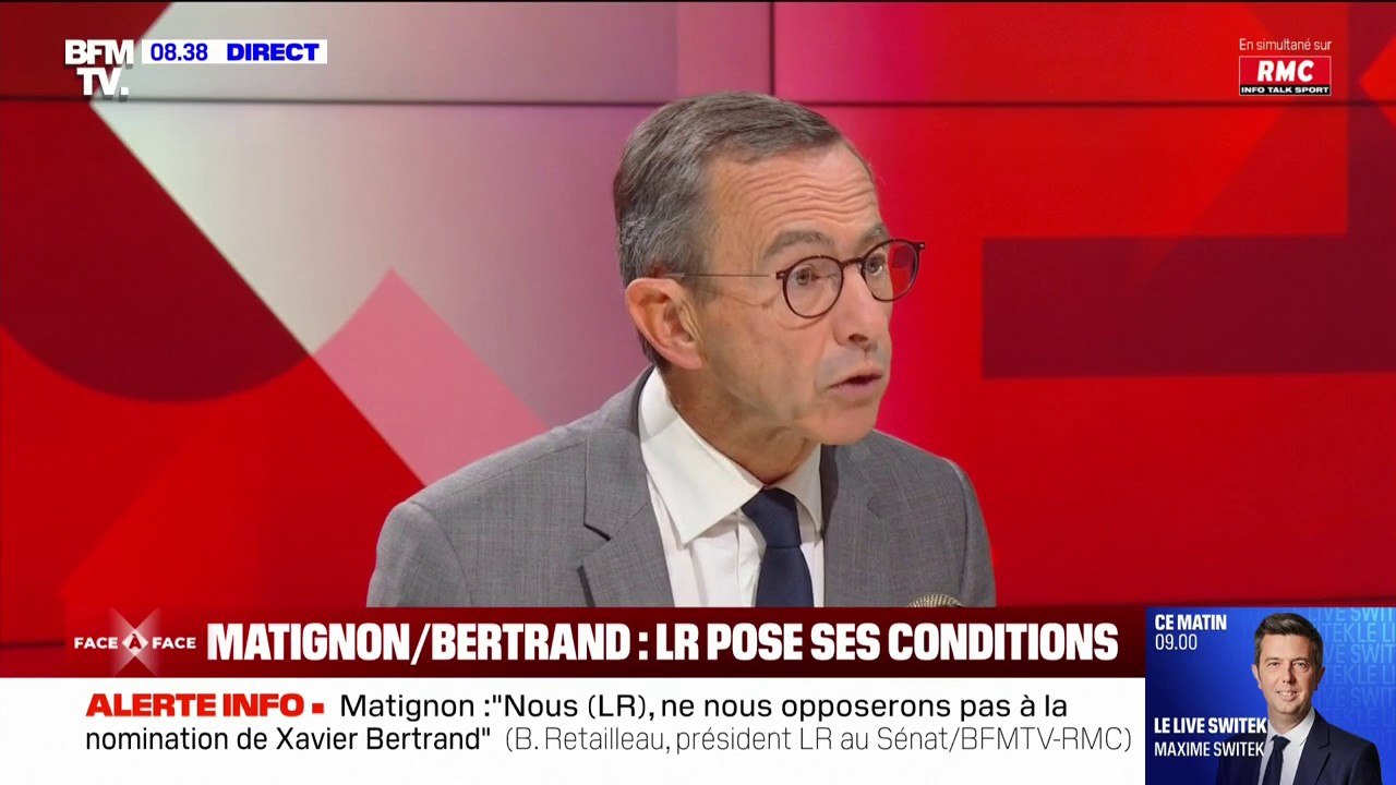 Bruno Retailleau (LR): "Nous voulons un Premier ministre de cohabitation"