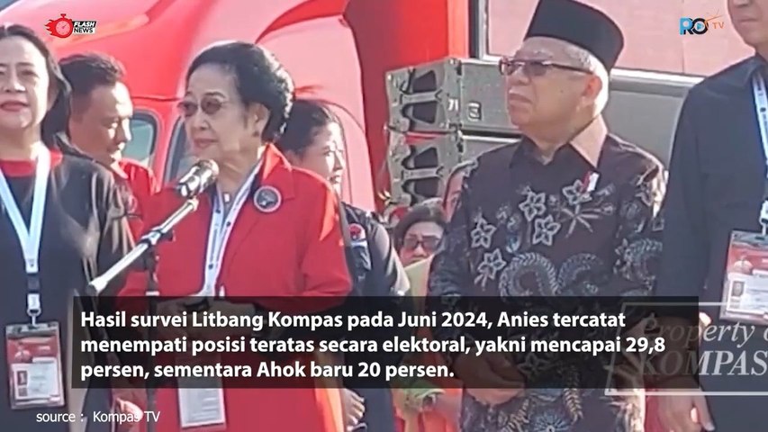 PDIP Tentukan Cagub Jakarta Hari Ini, Ahok atau Anies?