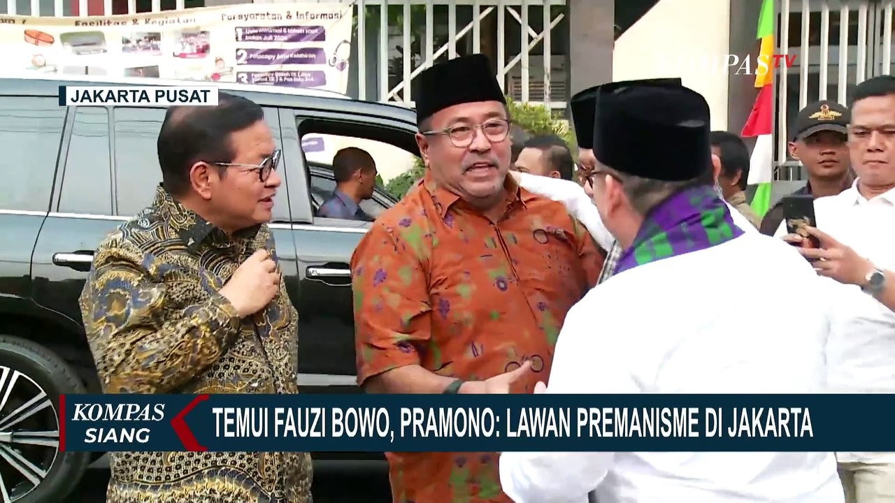 Temui Fauzi Bowo, Pramono Anung: Bahas Mengenai Premanisme di Jakarta