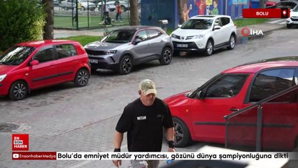 Bolu'da emniyet müdür yardımcısı, gözünü dünya şampiyonluğuna dikti