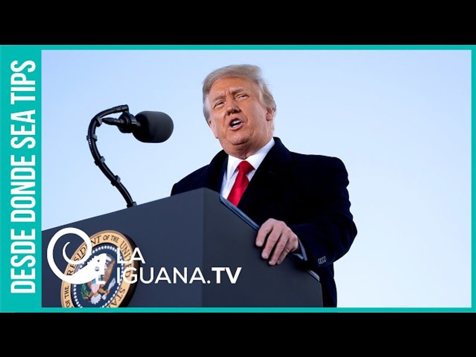 Ahora se la quiere tirar de víctima: El último discurso de Donald Trump como presidente de EEUU