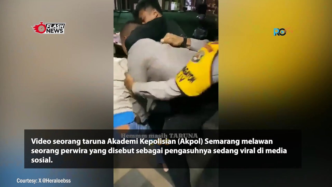 VIRAL ! VIDEO TARUNA AKPOL MELAWAN PERWIRA SAAT LAPTOP DIPERIKSA