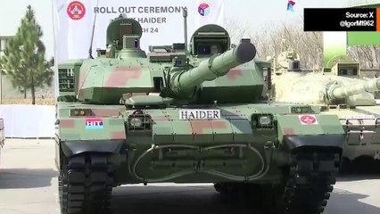 ハイデル戦車のローンチセレモニーのビデオをご覧ください。これは中国のVT-4の現地版です。