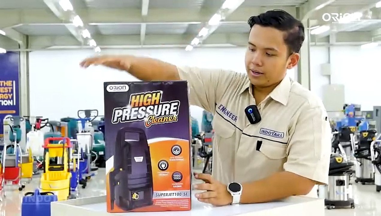 RASAKAN KECANGGIHAN FITUR TERBARU DARI ORION JET CLEANER SUPERJET100-SE
