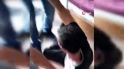 Kesinleşmiş hapis cezası bulunan zanlı nefes alınca ranzanın altında böyle yakalandı