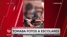 Padres capturan a un sujeto que fue sorprendido tomando fotografías afuera de un colegio