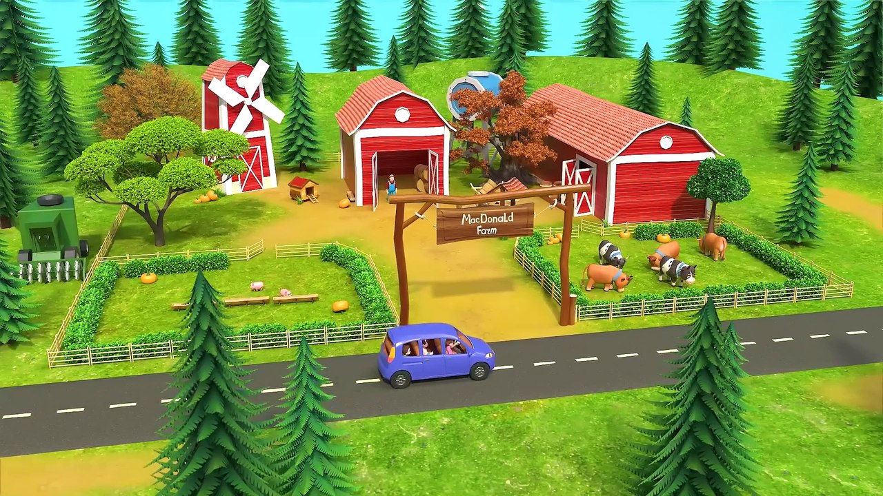 The Wheels on The Bus Song Animal Version  Newborn Baby Songs  Nursery Rhymes