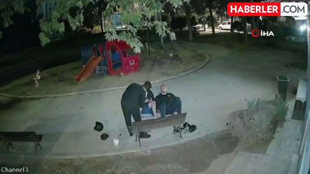 'Rahatsız etme hakkı yok deyip, taşla güvenlik kamerasını kırdı