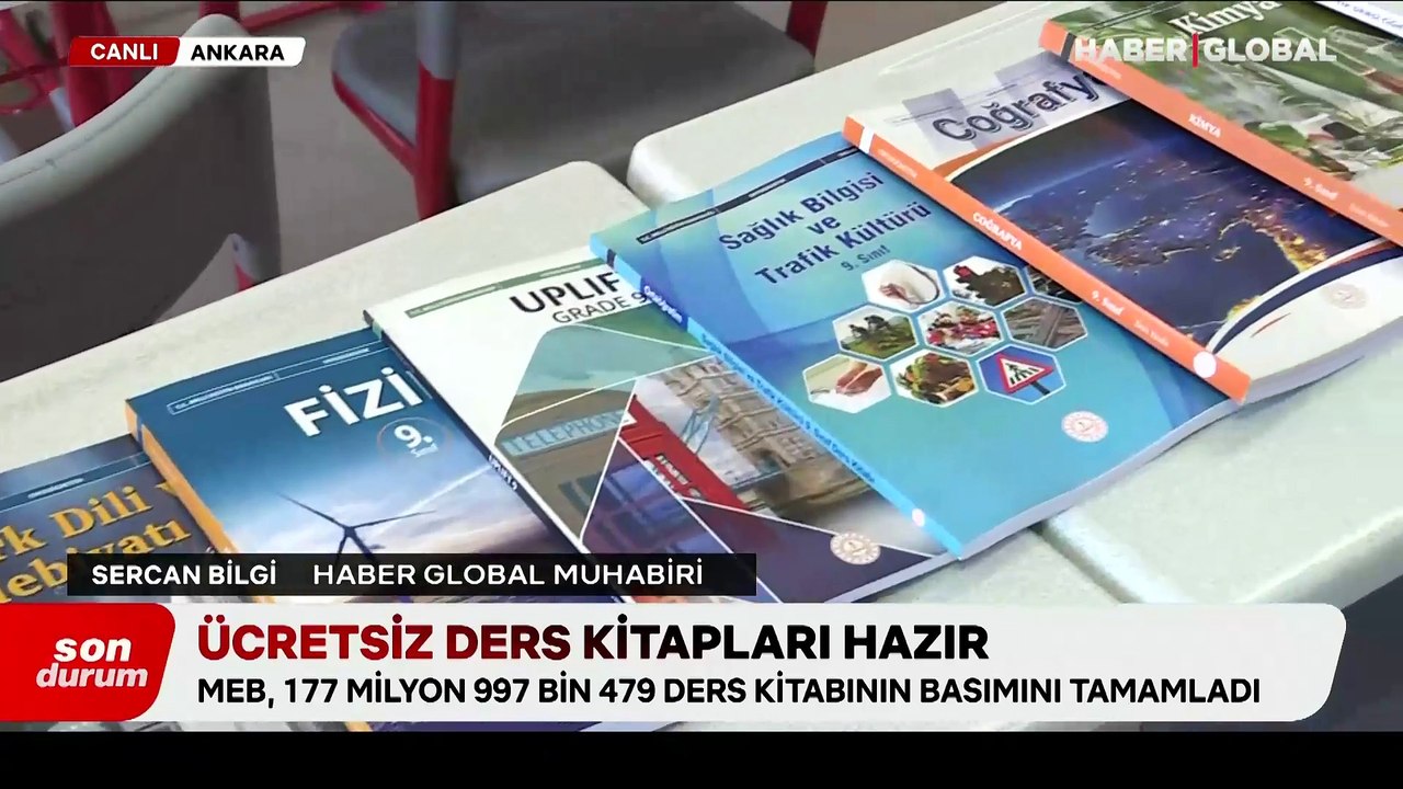 Ücretsiz ders kitapları hazır: MEB  177 milyon 997 bin 479 ders kitabının basımını tamamladı