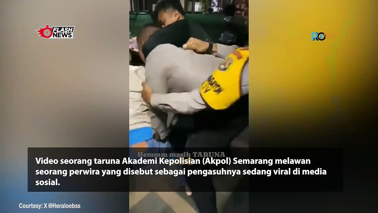 VIRAL! Video Taruna Akpol Melawan Perwira saat Laptop Diperiksa